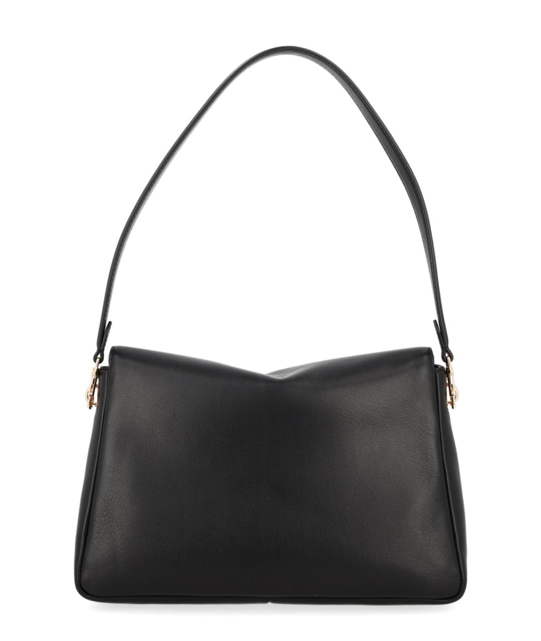 TORY BURCH Черная кожаная сумка через плечо, фото 3