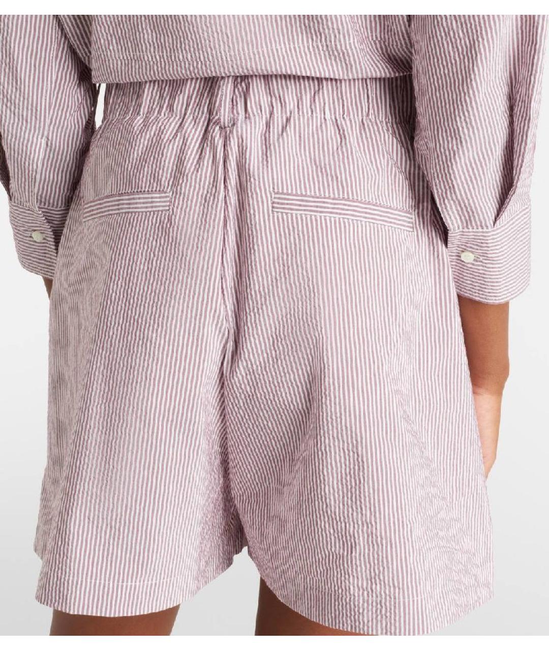 BRUNELLO CUCINELLI Розовый хлопковый костюм с брюками, фото 4