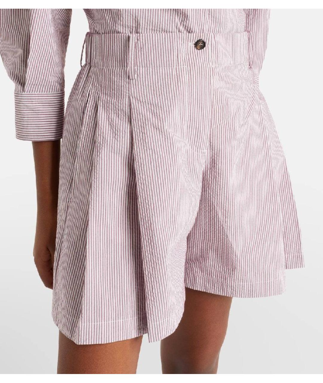 BRUNELLO CUCINELLI Розовый хлопковый костюм с брюками, фото 3