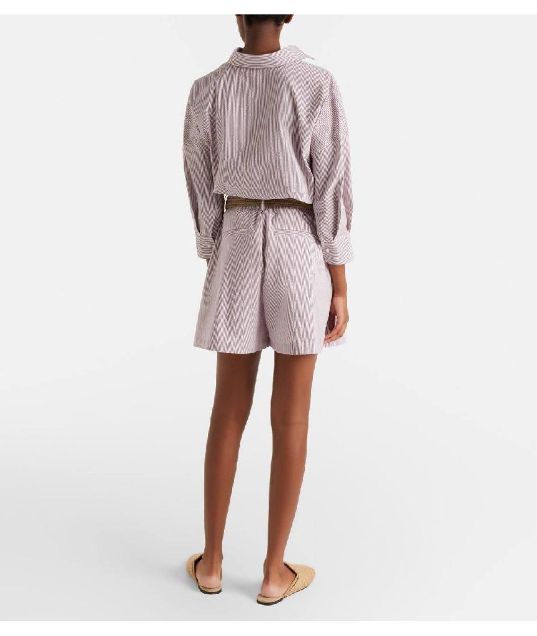 BRUNELLO CUCINELLI Розовый хлопковый костюм с брюками, фото 2