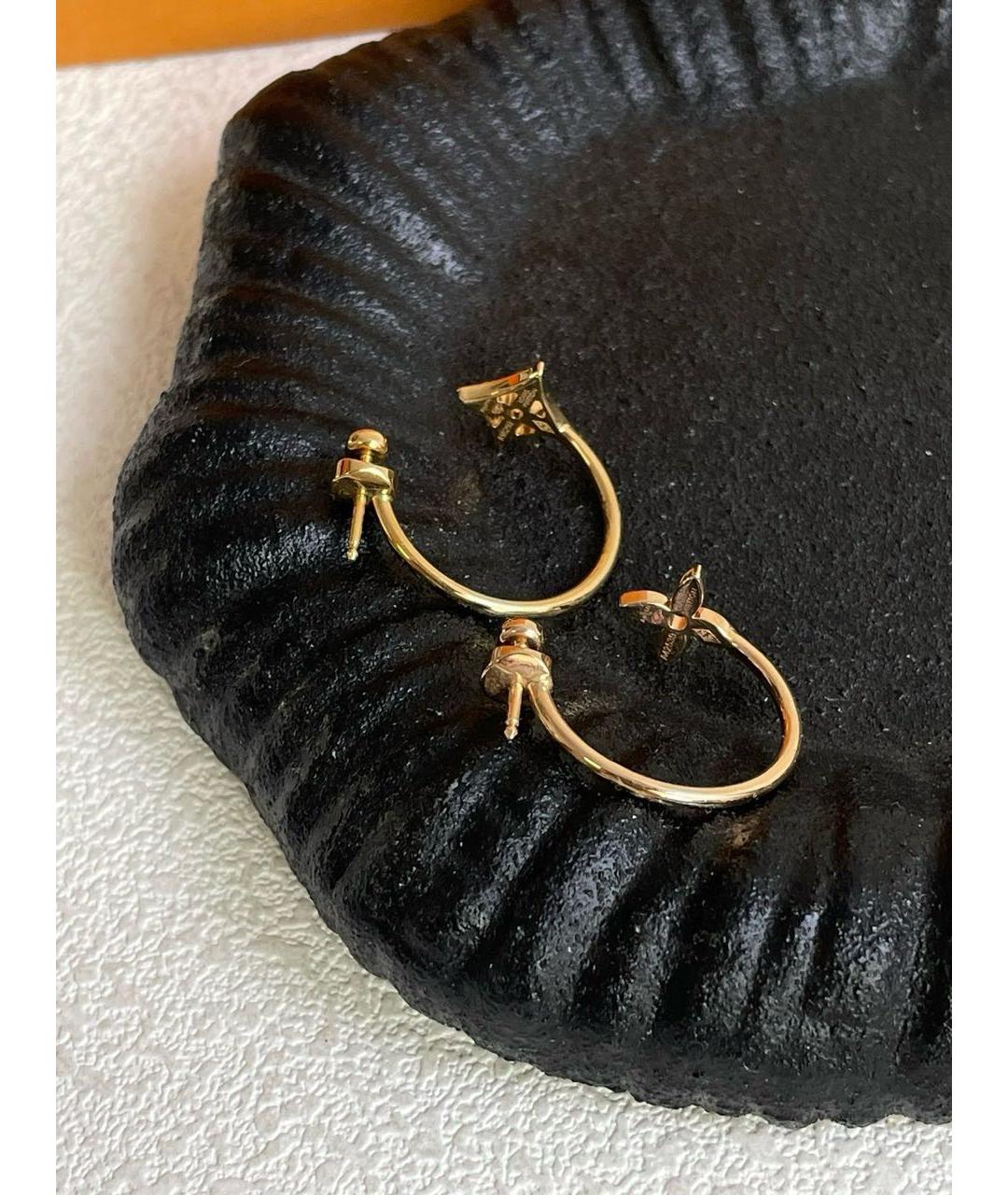 LOUIS VUITTON Золотые серьги из желтого золота, фото 3