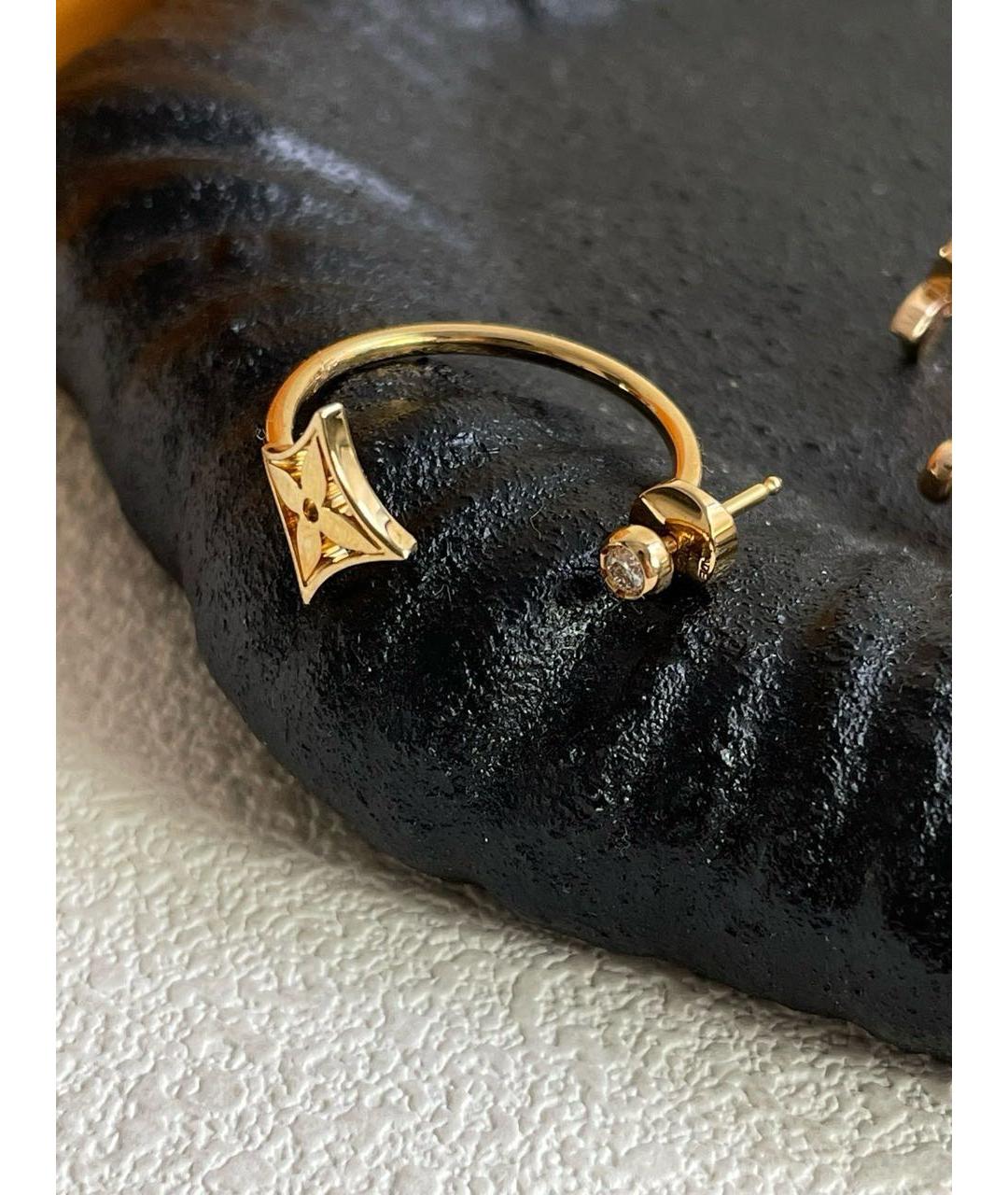 LOUIS VUITTON Золотые серьги из желтого золота, фото 4