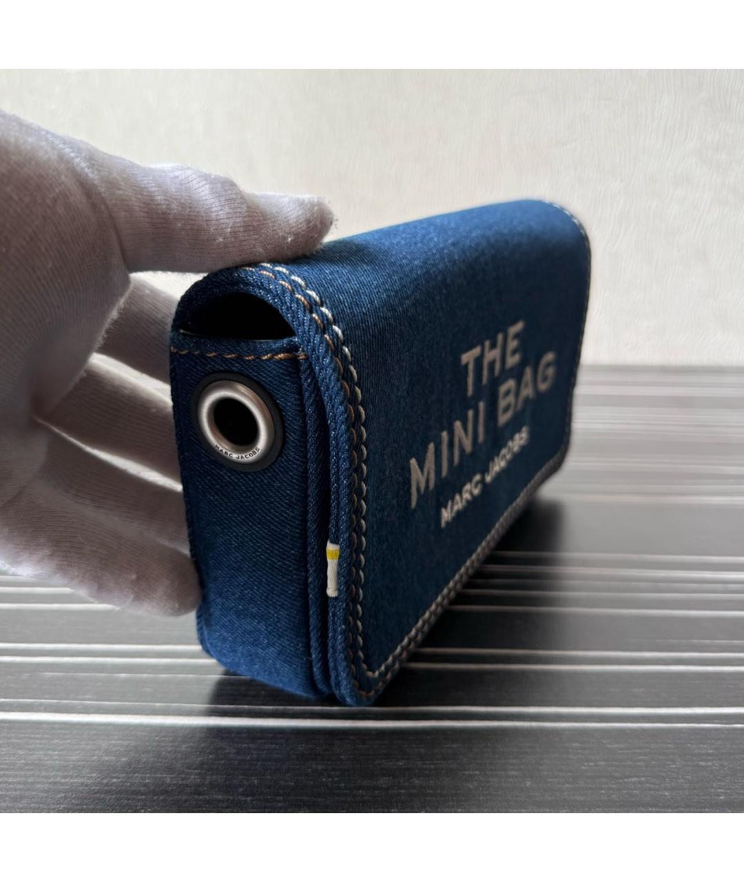 MARC JACOBS Синяя тканевая сумка через плечо, фото 2