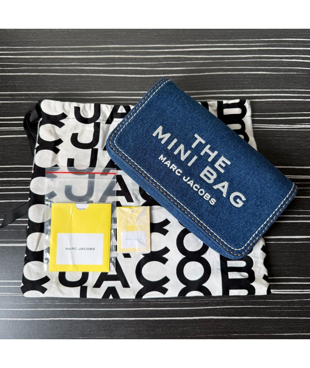MARC JACOBS Синяя тканевая сумка через плечо, фото 5