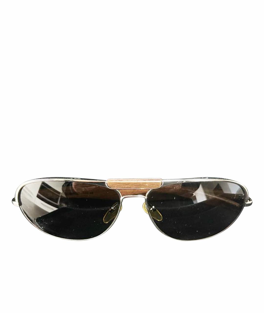 GOLD AND WOOD Коричневые деревянные солнцезащитные очки, фото 1
