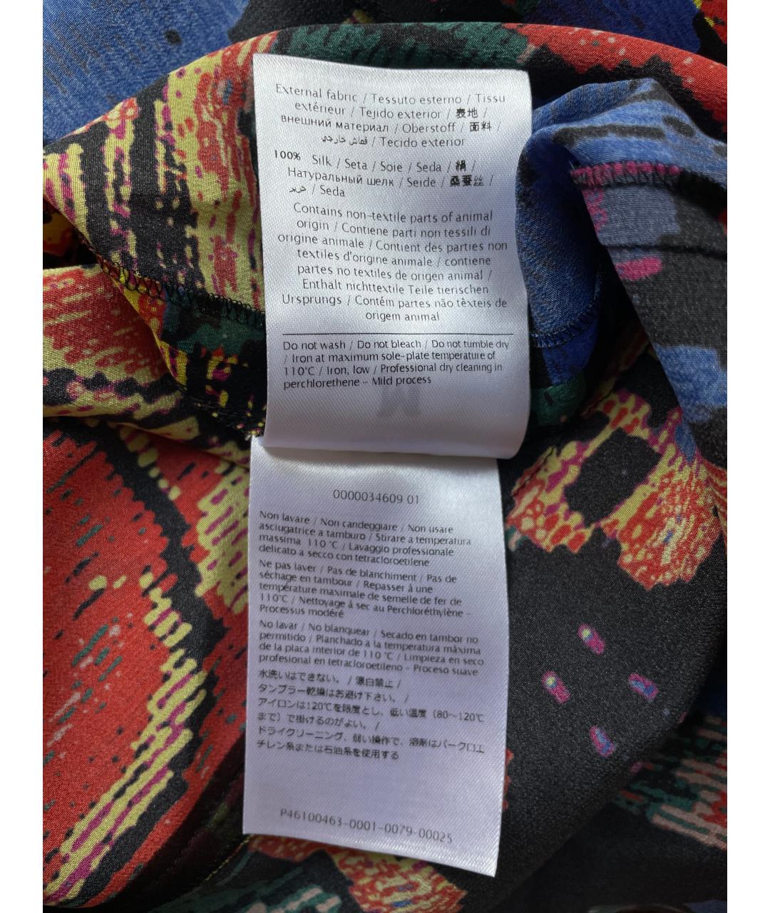 MISSONI Мульти шелковое повседневное платье, фото 7