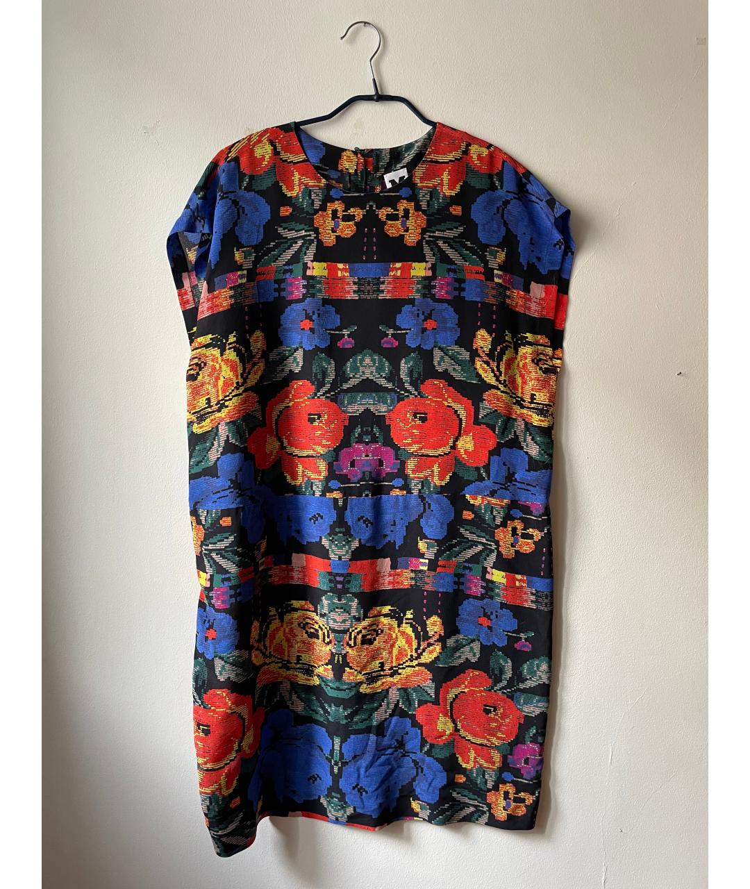 MISSONI Мульти шелковое повседневное платье, фото 9