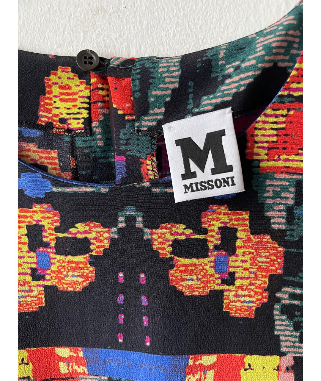 MISSONI Мульти шелковое повседневное платье, фото 5