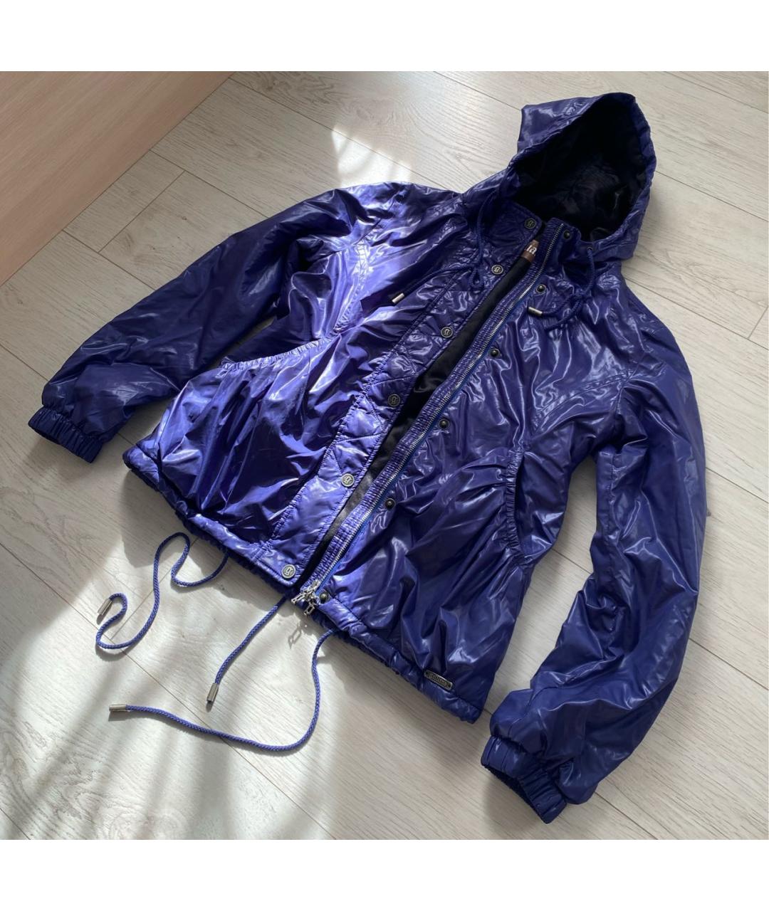 JOHN GALLIANO Фиолетовая полиэстеровая куртка, фото 5