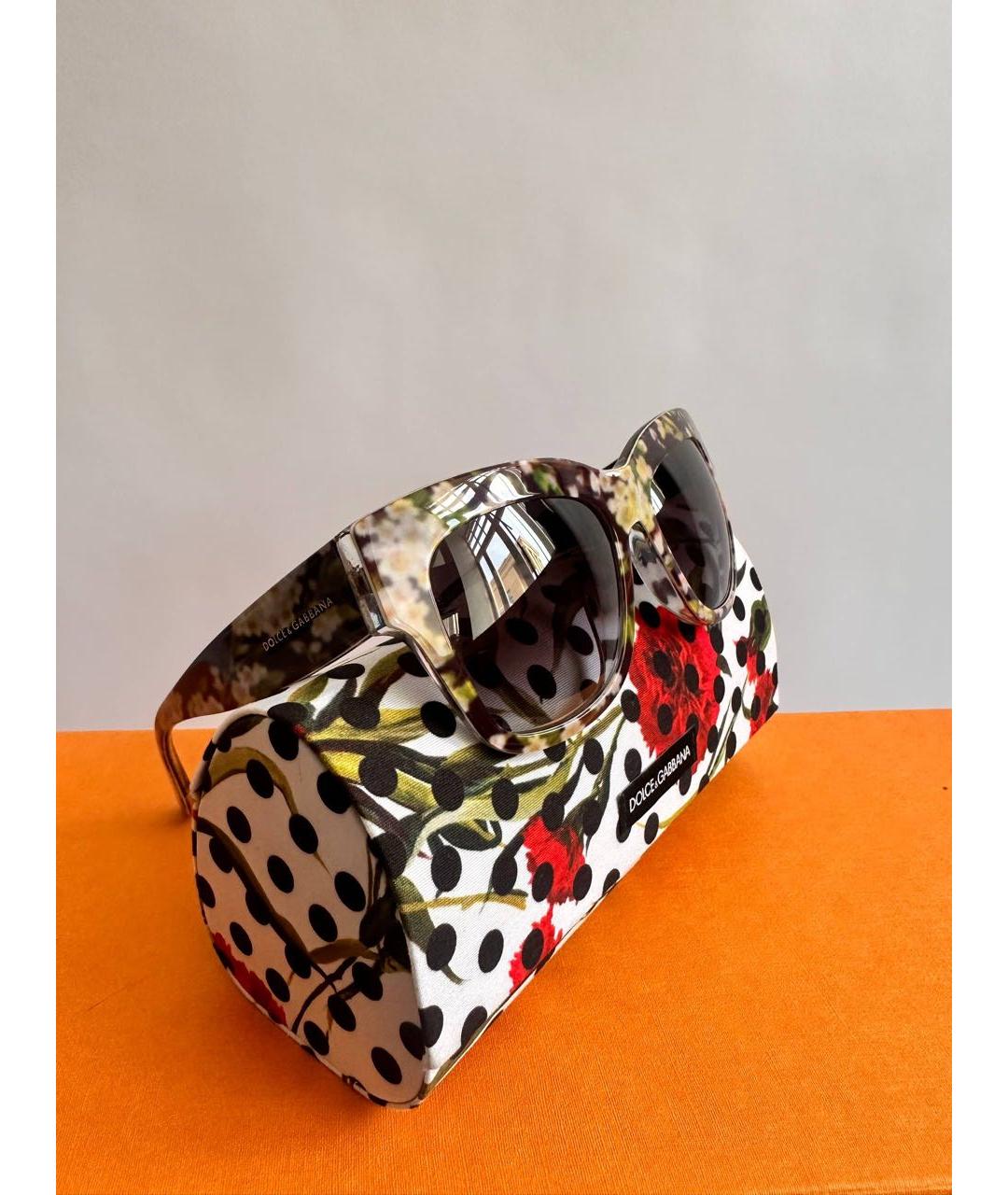 DOLCE&GABBANA Мульти пластиковые солнцезащитные очки, фото 2