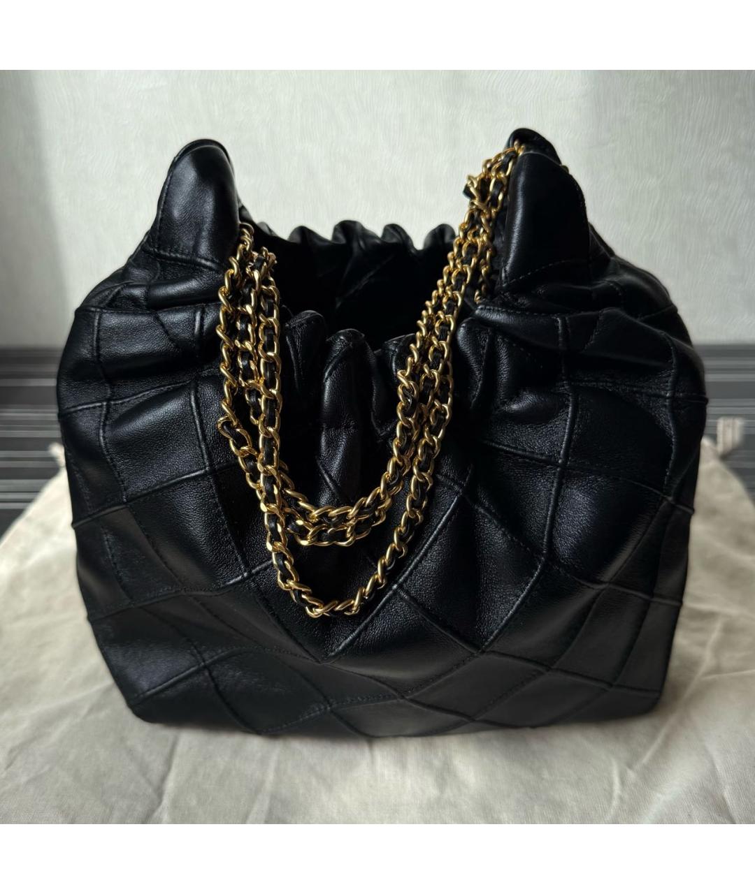 TORY BURCH Черная кожаная сумка через плечо, фото 4