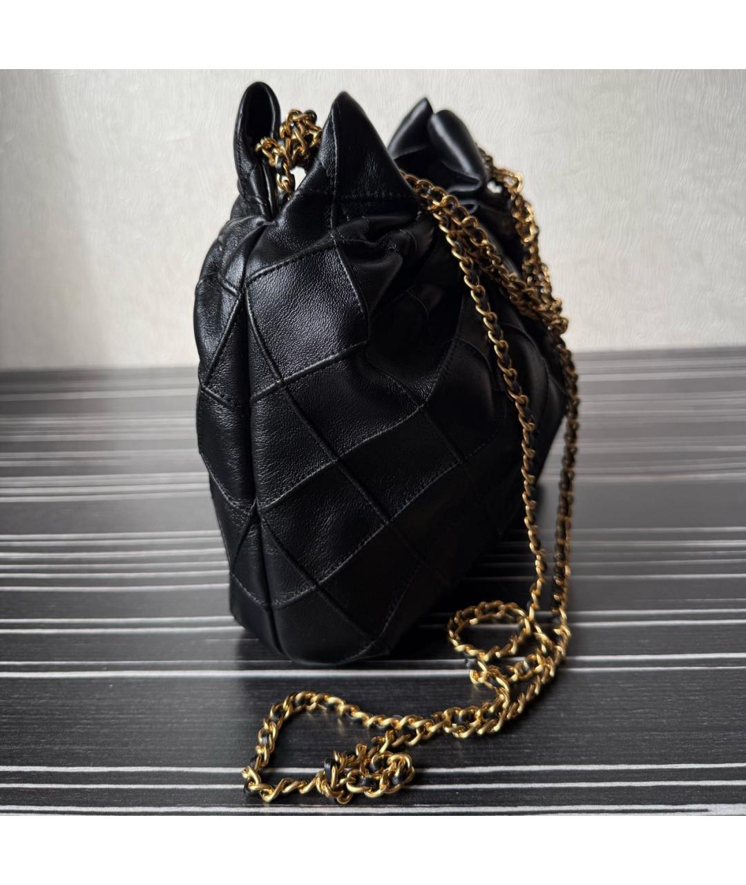 TORY BURCH Черная кожаная сумка через плечо, фото 2