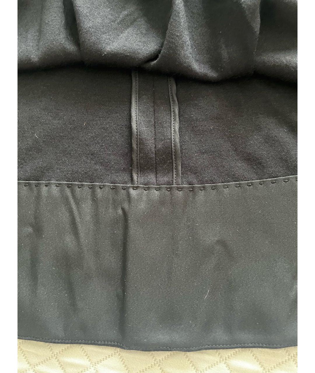 LORO PIANA Черное кашемировое повседневное платье, фото 5