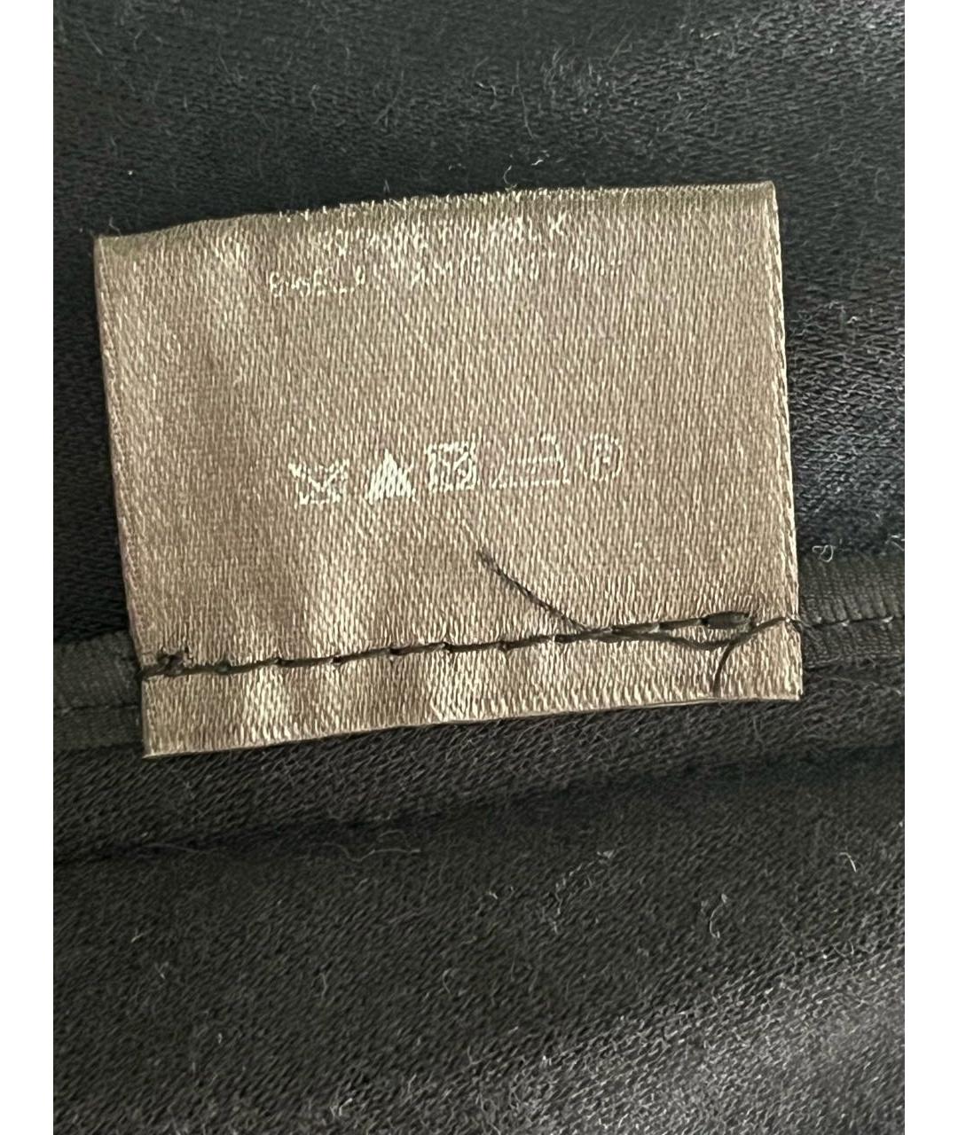 LORO PIANA Черное кашемировое повседневное платье, фото 4