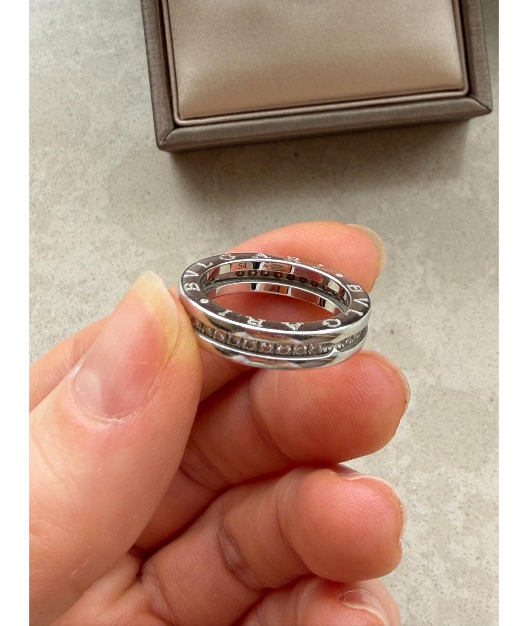 BVLGARI Белое кольцо из белого золота, фото 8