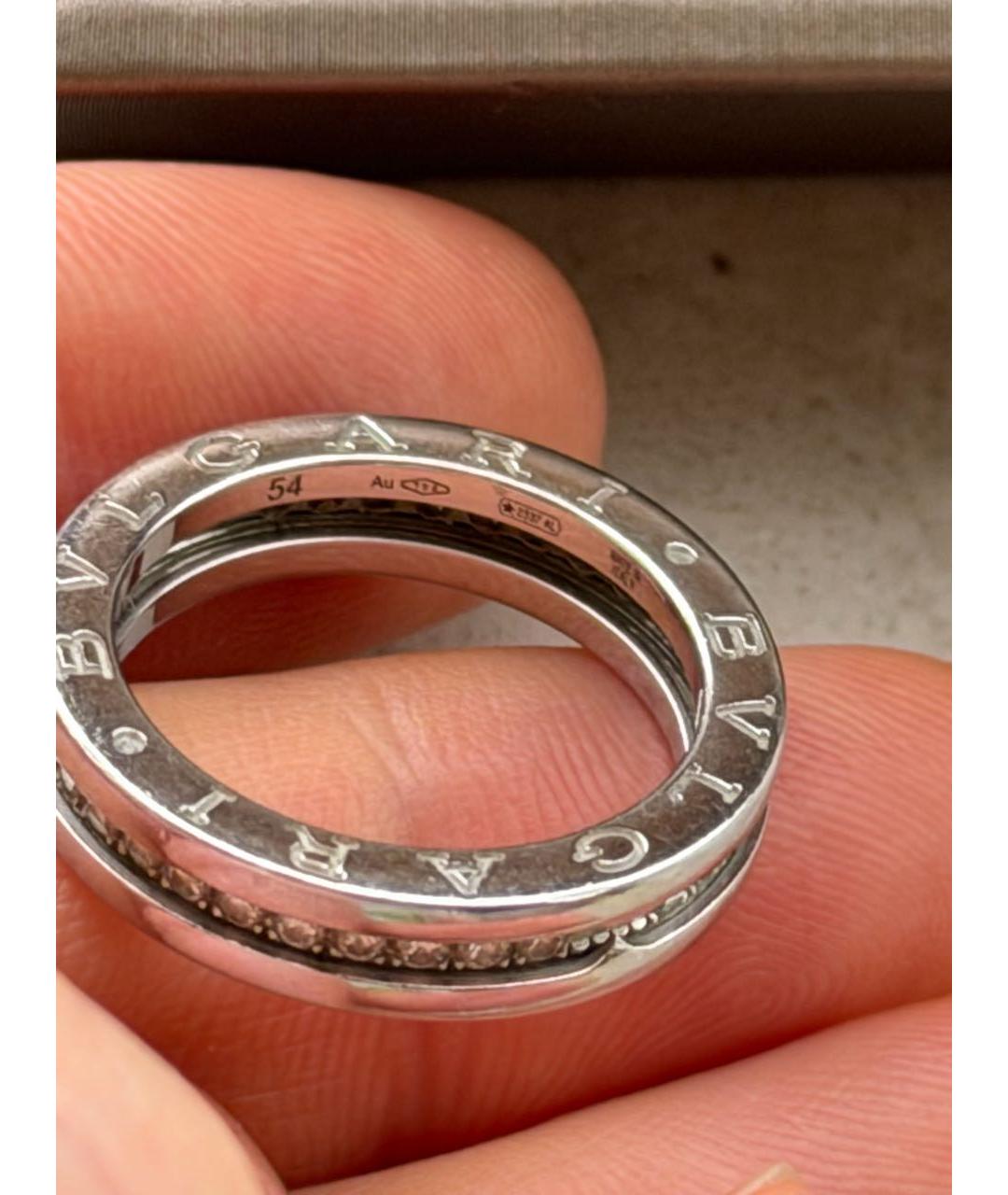 BVLGARI Белое кольцо из белого золота, фото 3