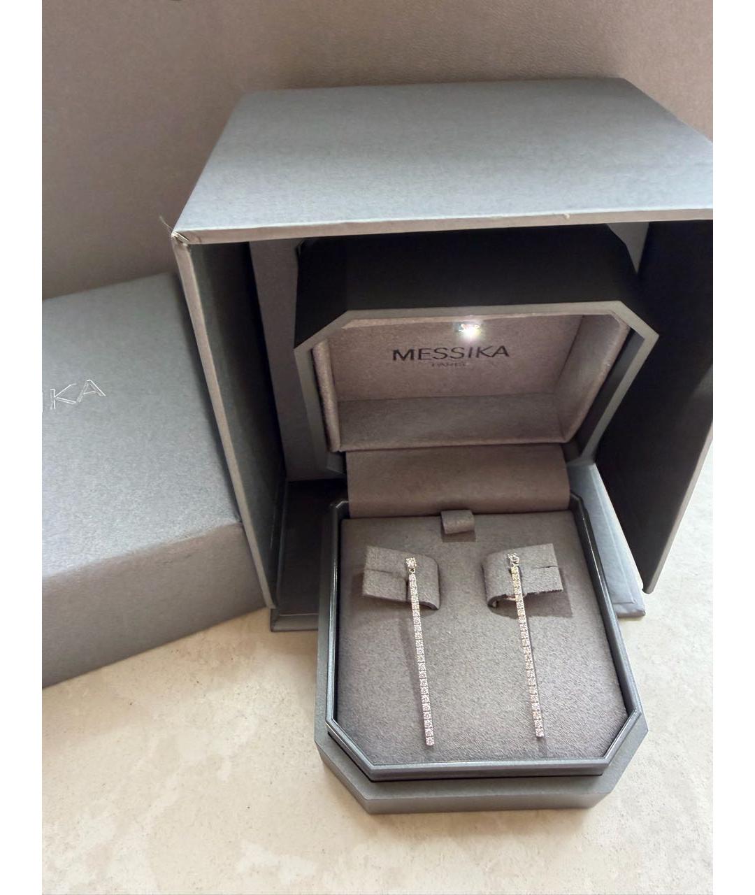 MESSIKA Белые серьги из белого золота, фото 2
