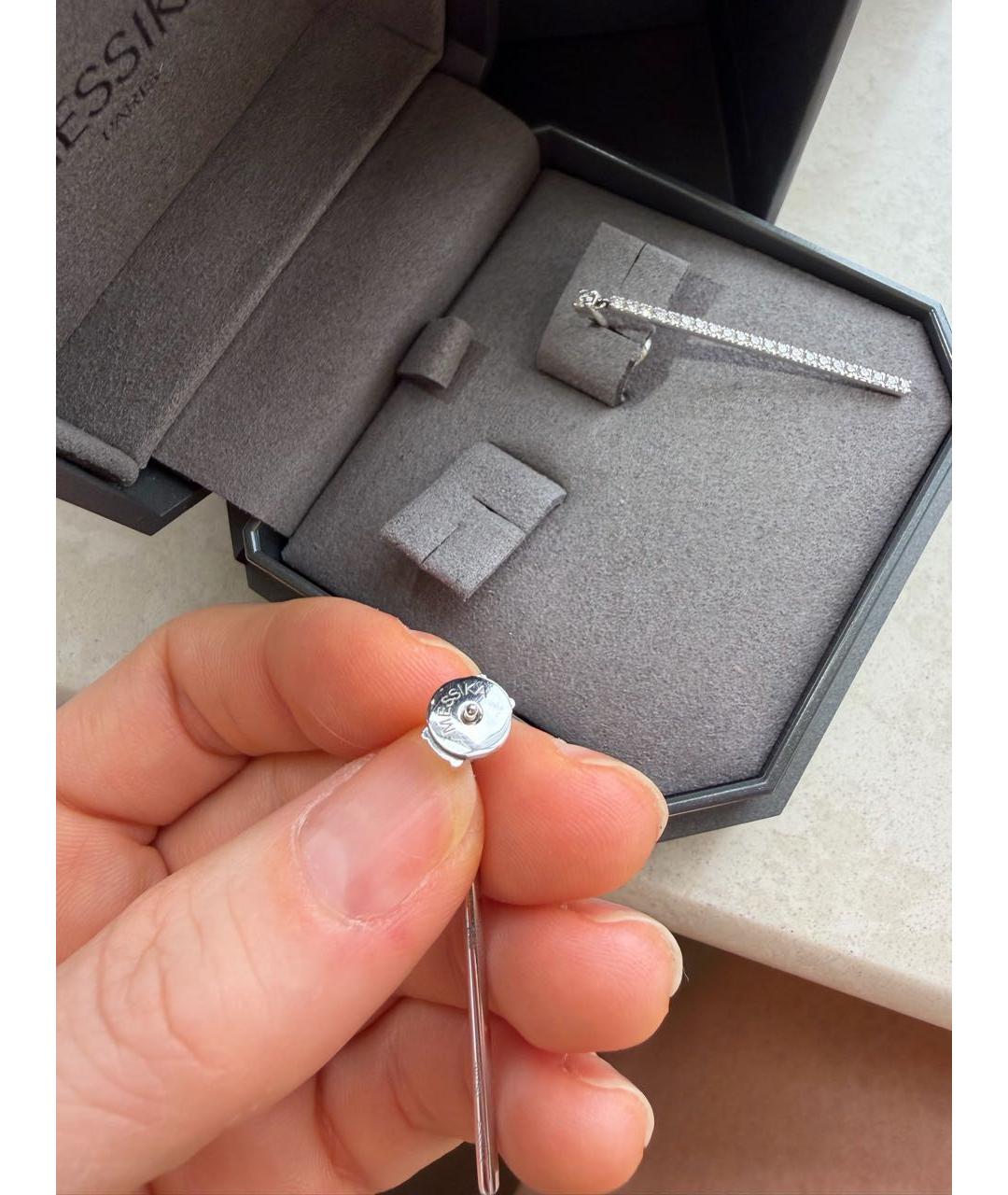 MESSIKA Белые серьги из белого золота, фото 5