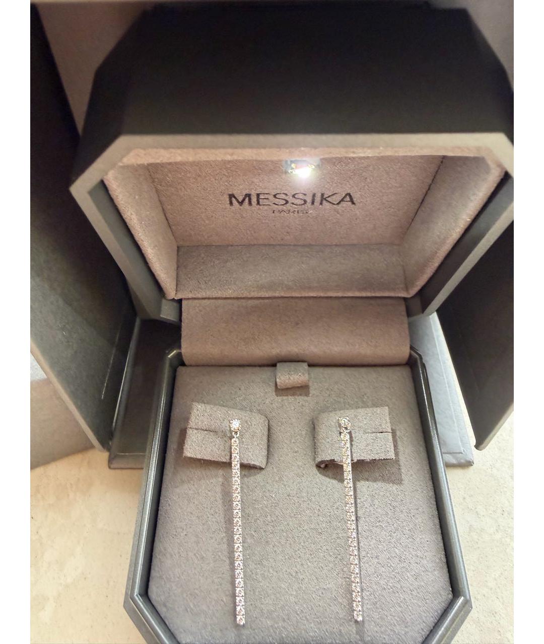 MESSIKA Белые серьги из белого золота, фото 1