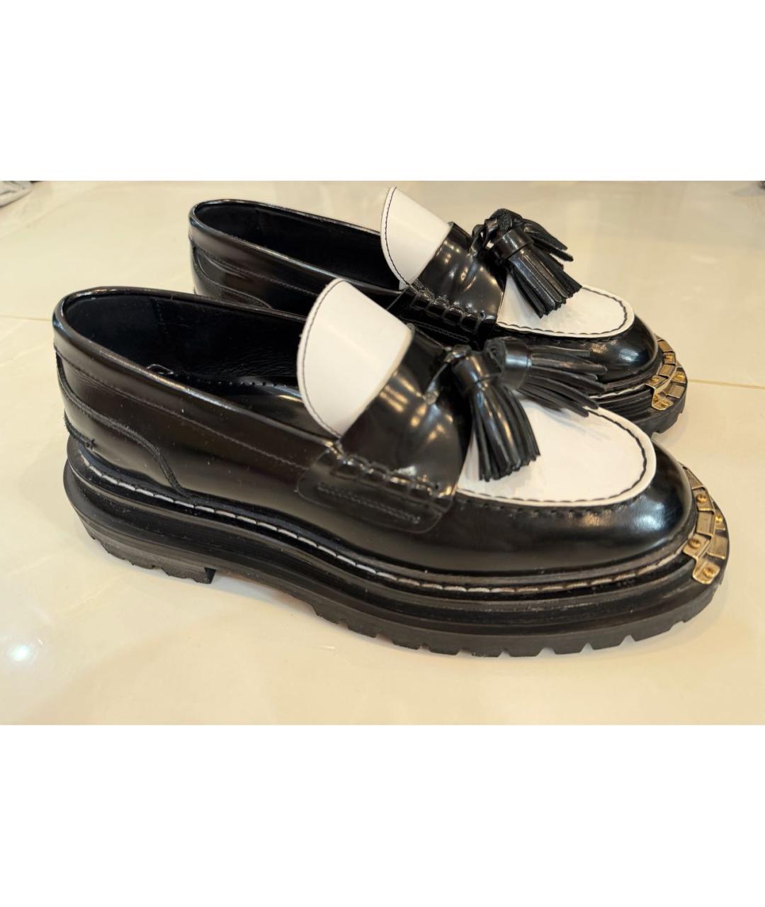 SANDRO Черные лоферы из лакированной кожи, фото 8