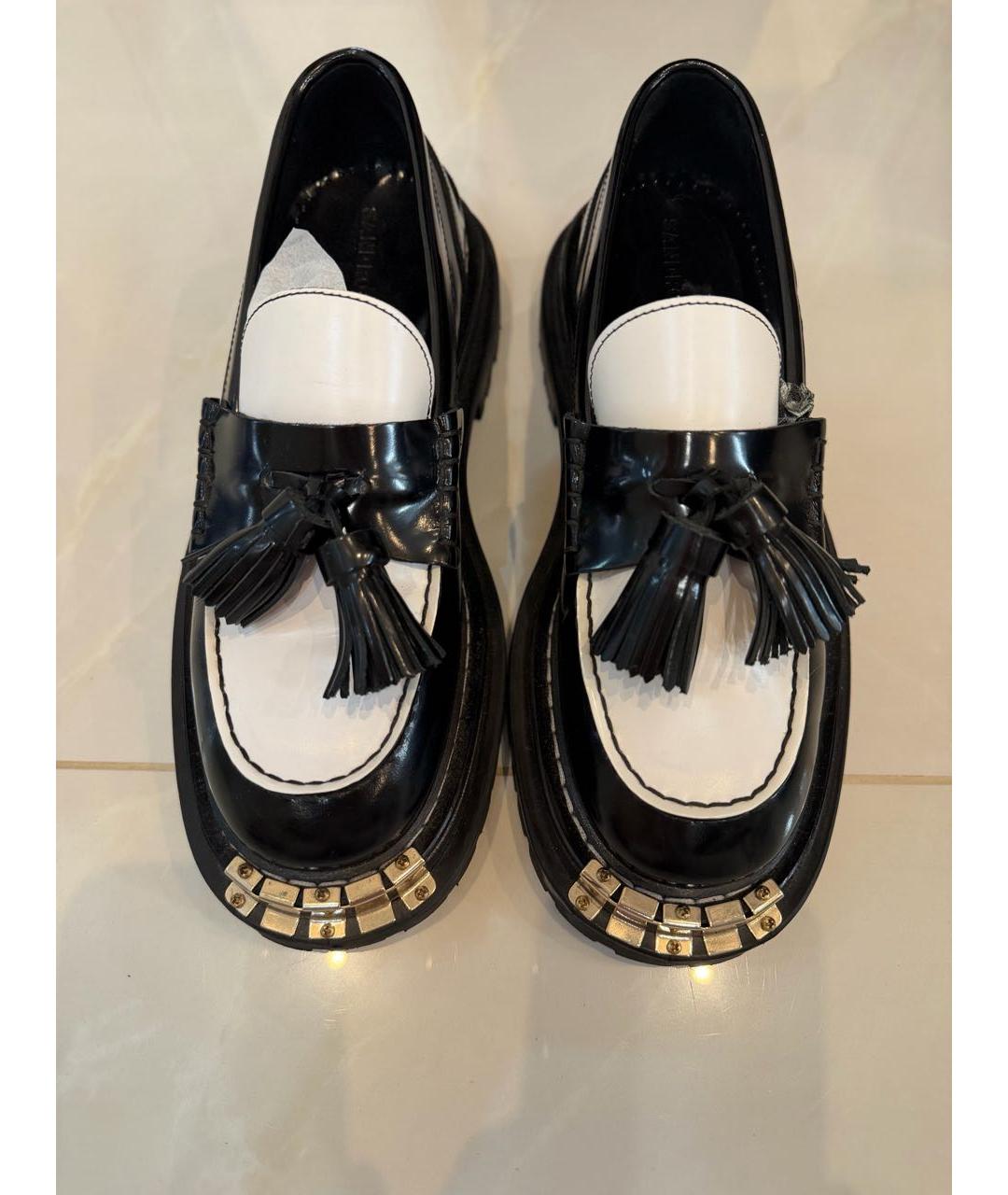SANDRO Черные лоферы из лакированной кожи, фото 2