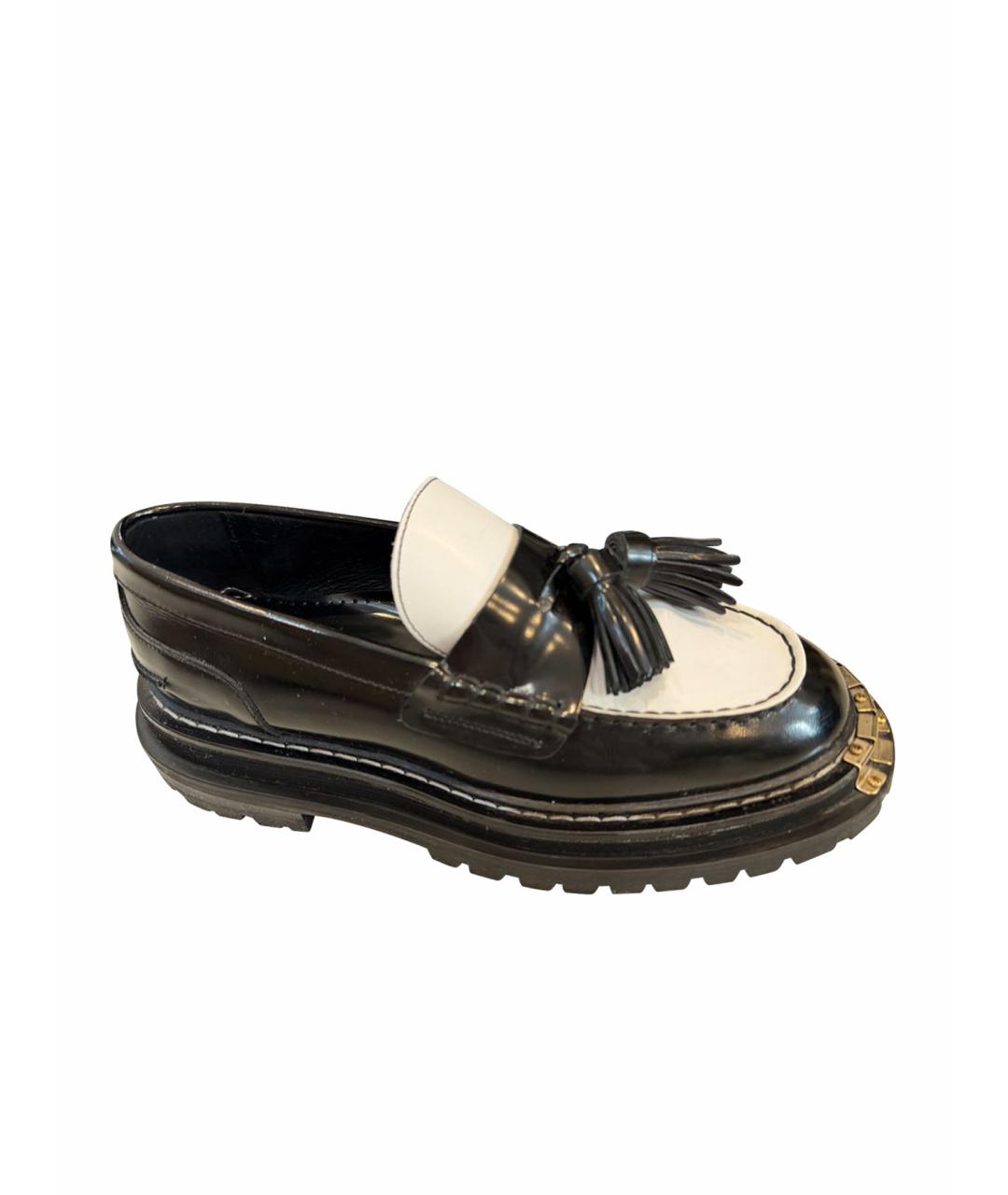 SANDRO Черные лоферы из лакированной кожи, фото 1