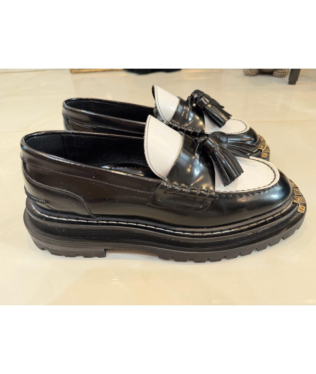 SANDRO Черные лоферы из лакированной кожи, фото 7