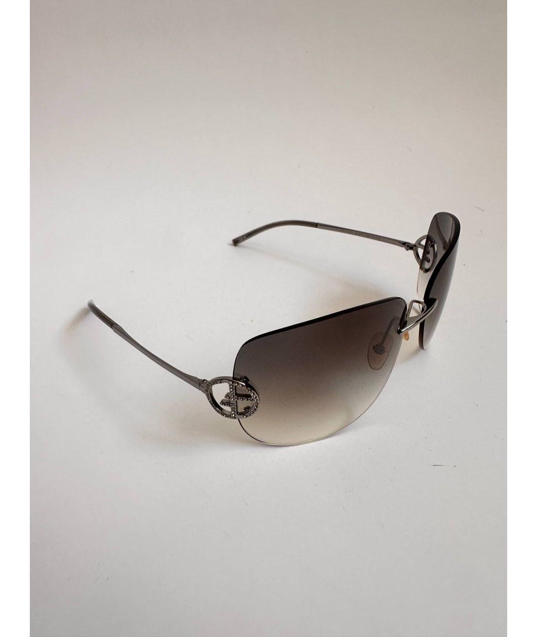 GIORGIO ARMANI Металлические солнцезащитные очки, фото 2