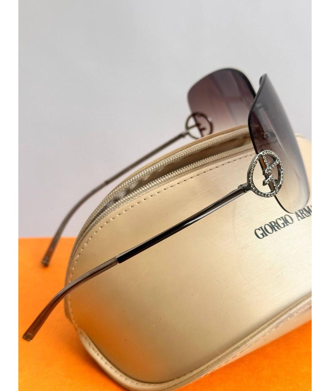 GIORGIO ARMANI Металлические солнцезащитные очки, фото 3