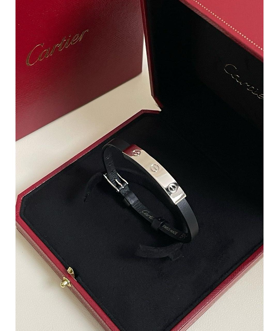 CARTIER Серебрянный браслет из белого золота, фото 2