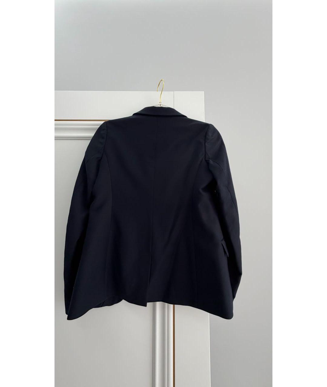 GUCCI Темно-синий шерстяной жакет / жилет, фото 3