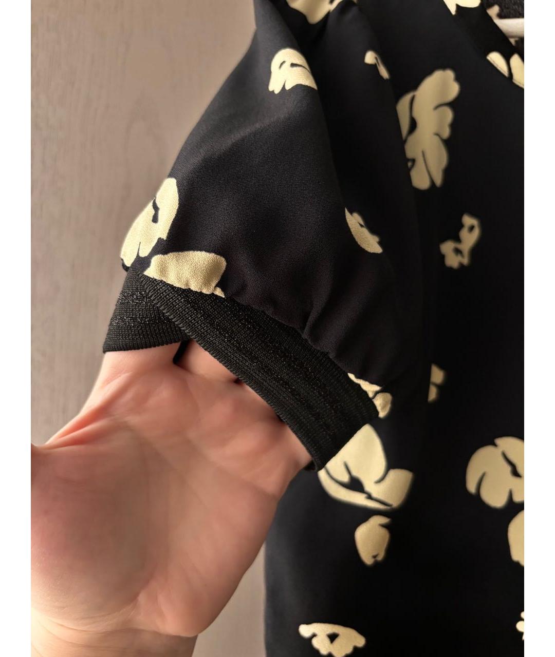 A.P.C. Черная вискозная блузы, фото 5