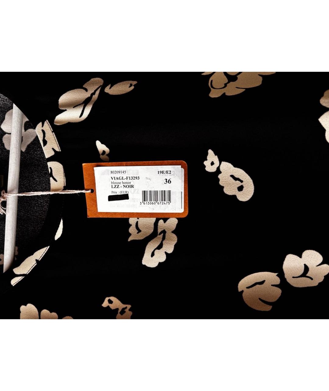 A.P.C. Черная вискозная блузы, фото 6