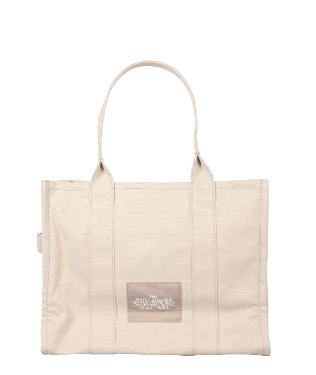 MARC JACOBS Бежевая хлопковая сумка тоут, фото 3
