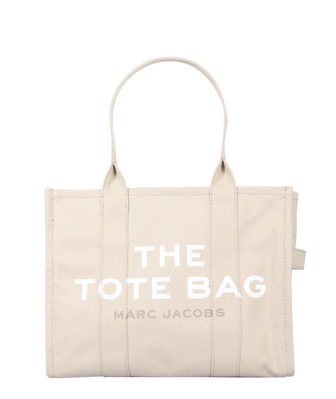 MARC JACOBS Бежевая хлопковая сумка тоут, фото 1