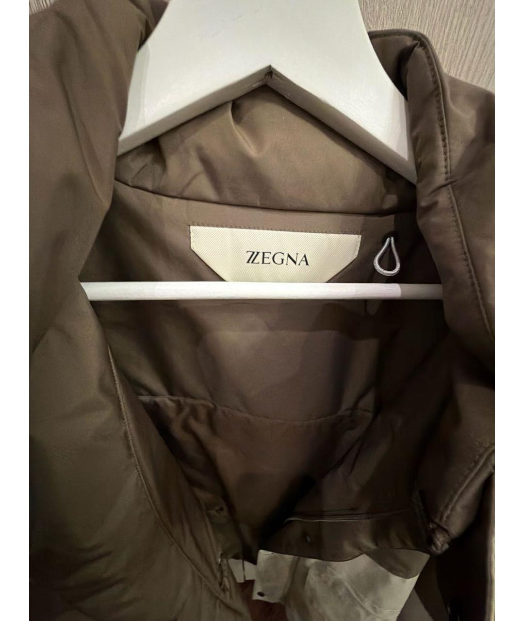 ZZEGNA Хаки полиамидовая парка, фото 3