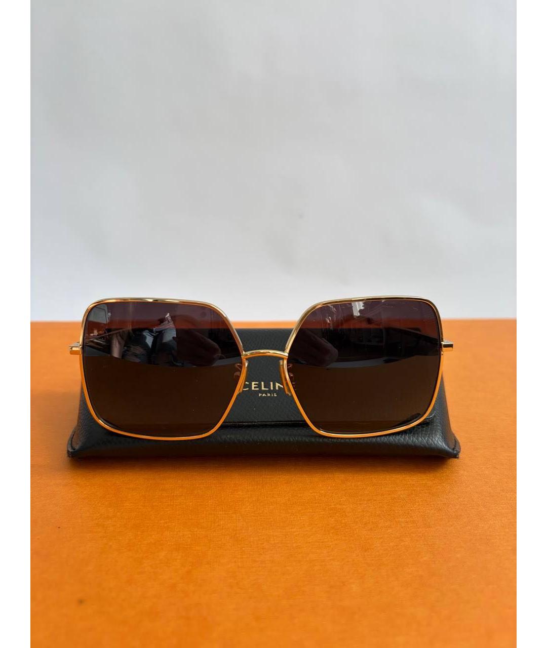 CELINE Мульти металлические солнцезащитные очки, фото 5