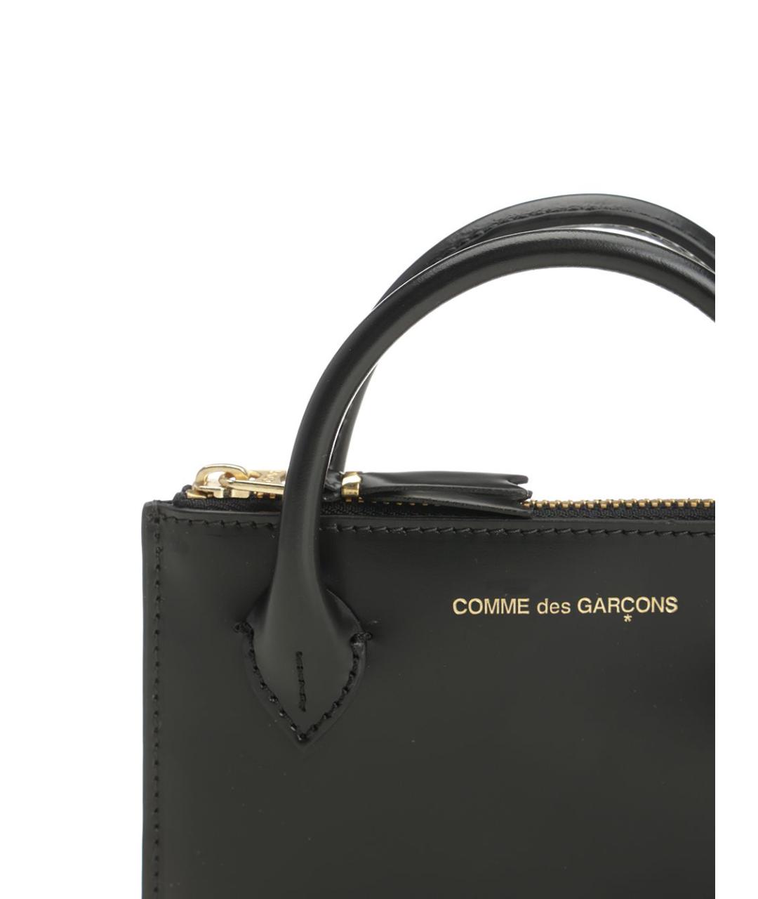 COMME DES GARÇONS WALLET Черный кожаный кошелек, фото 5