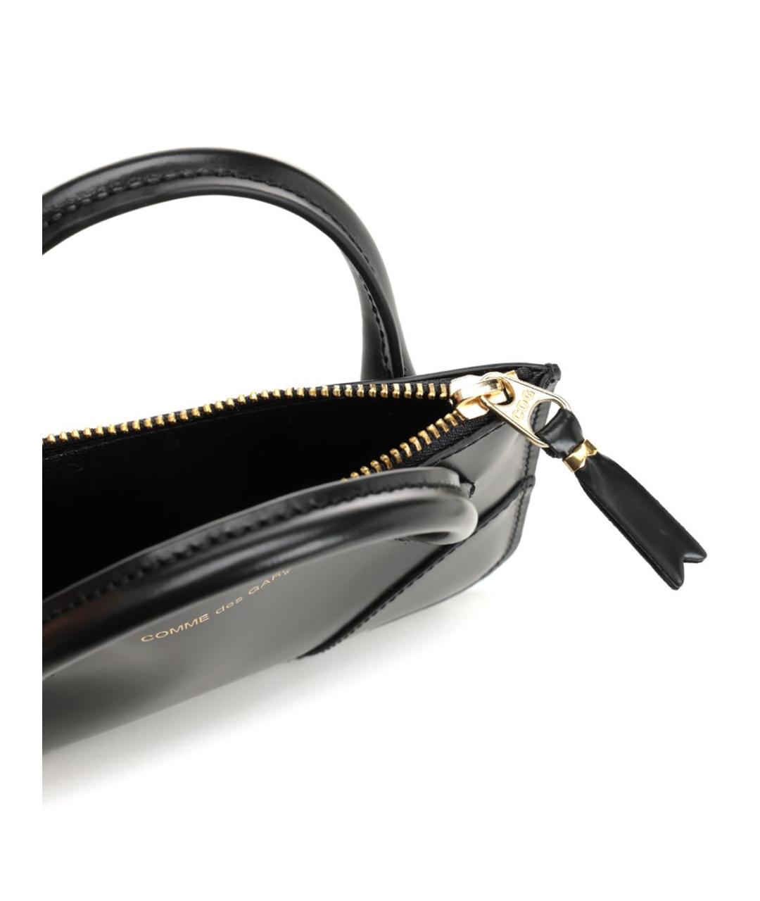 COMME DES GARÇONS WALLET Черный кожаный кошелек, фото 4