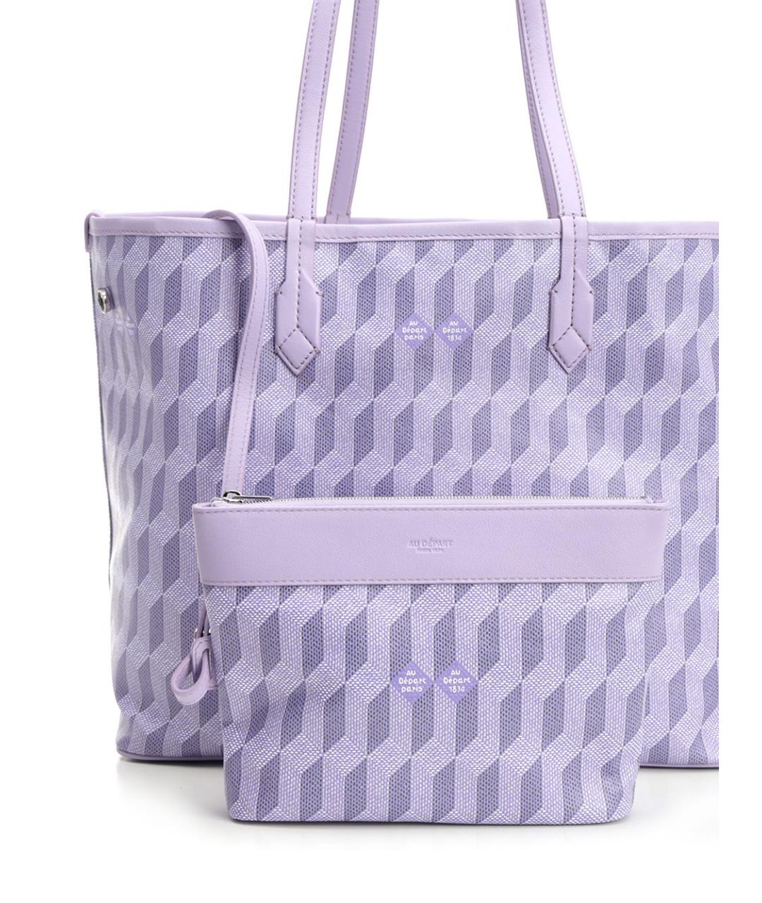 AU DEPART Фиолетовая сумка тоут, фото 5
