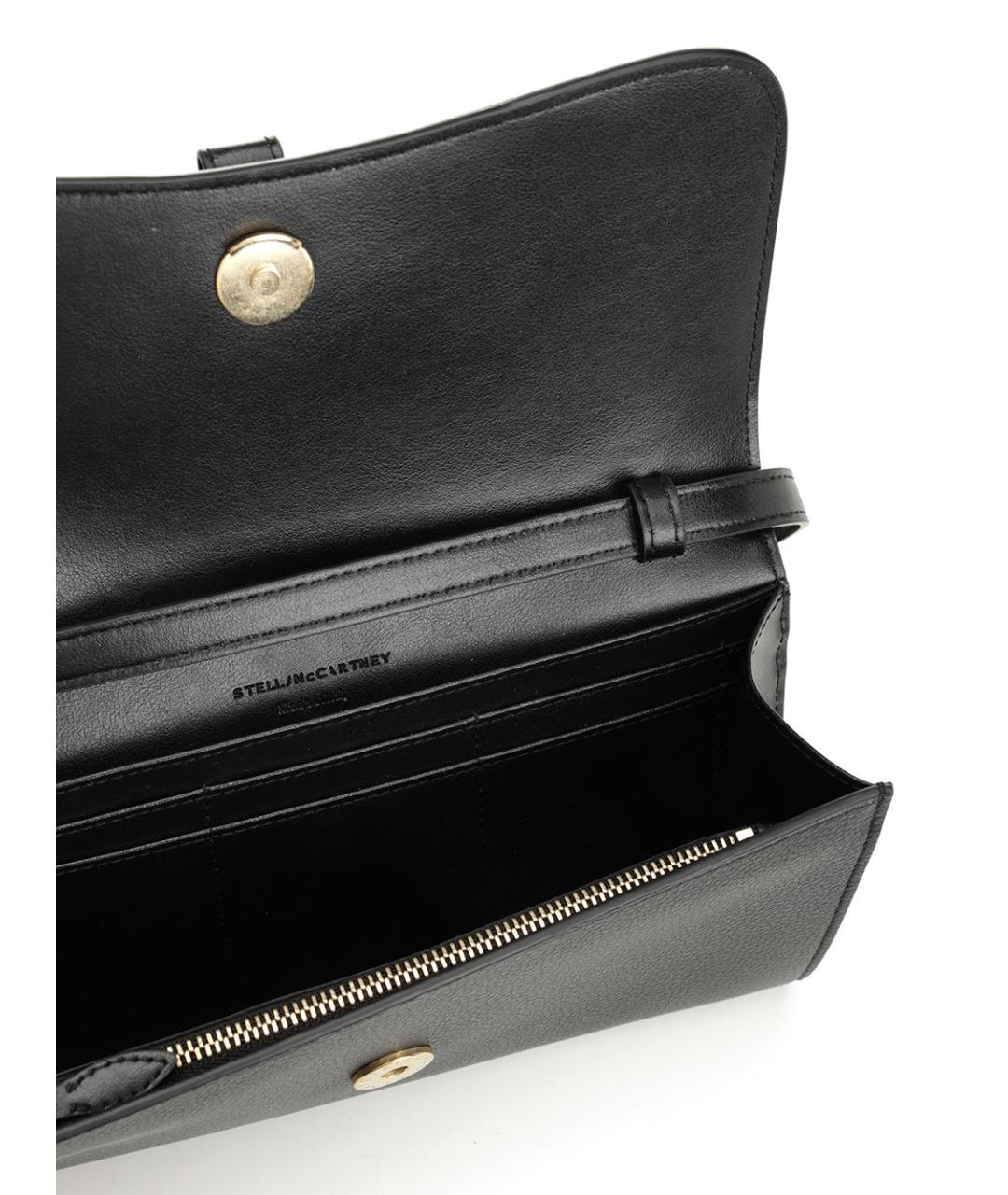 STELLA MCCARTNEY Черная сумка через плечо из искусственной кожи, фото 4