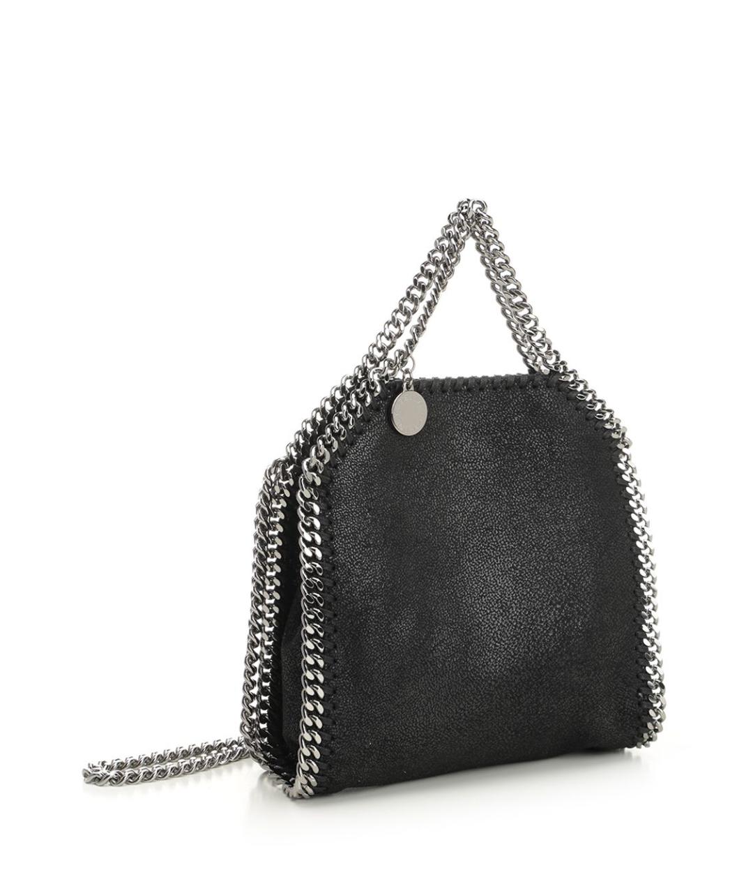 STELLA MCCARTNEY Черная сумка тоут из искусственной кожи, фото 2