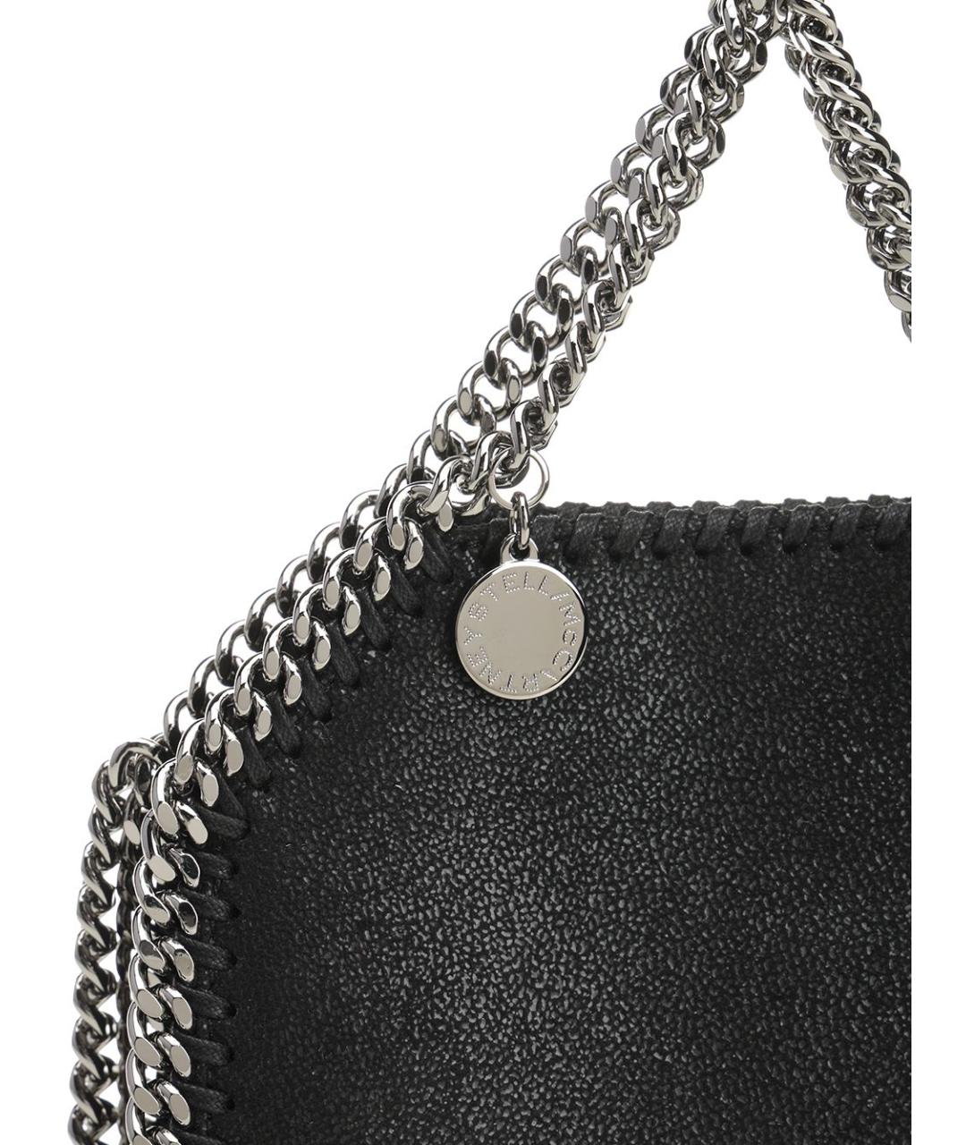 STELLA MCCARTNEY Черная сумка тоут из искусственной кожи, фото 5