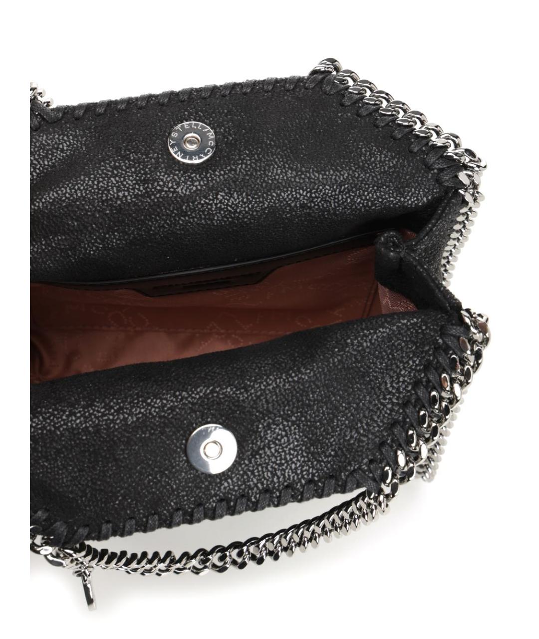 STELLA MCCARTNEY Черная сумка тоут из искусственной кожи, фото 4