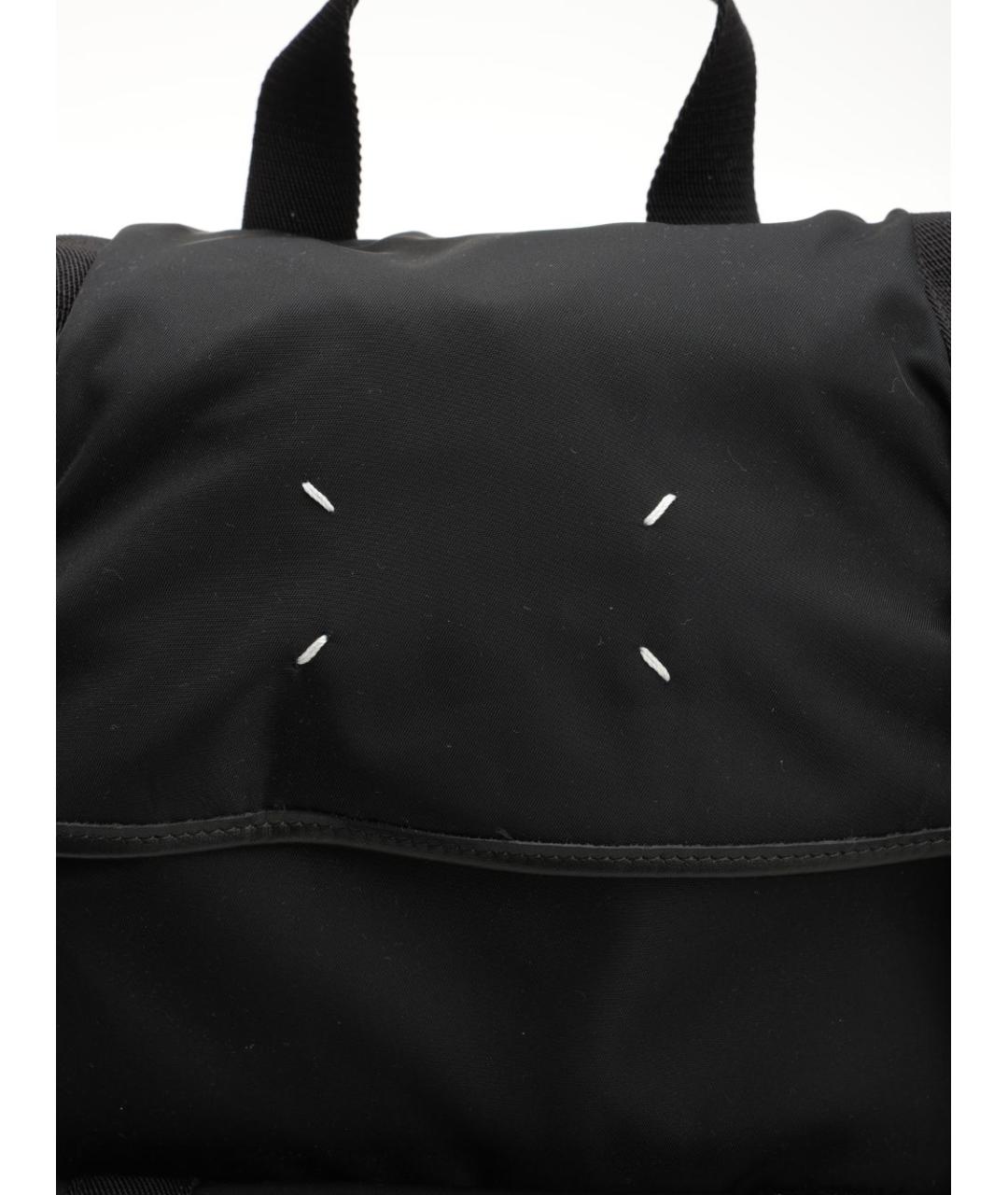 MAISON MARGIELA Черный тканевый рюкзак, фото 6