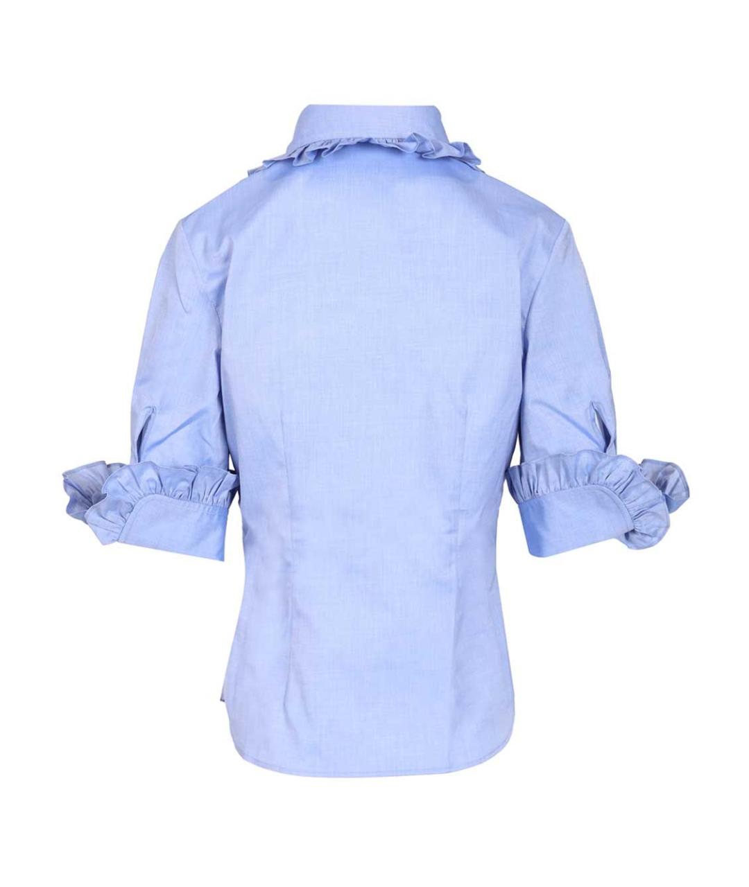 VIVIENNE WESTWOOD Голубая хлопковая рубашка, фото 2