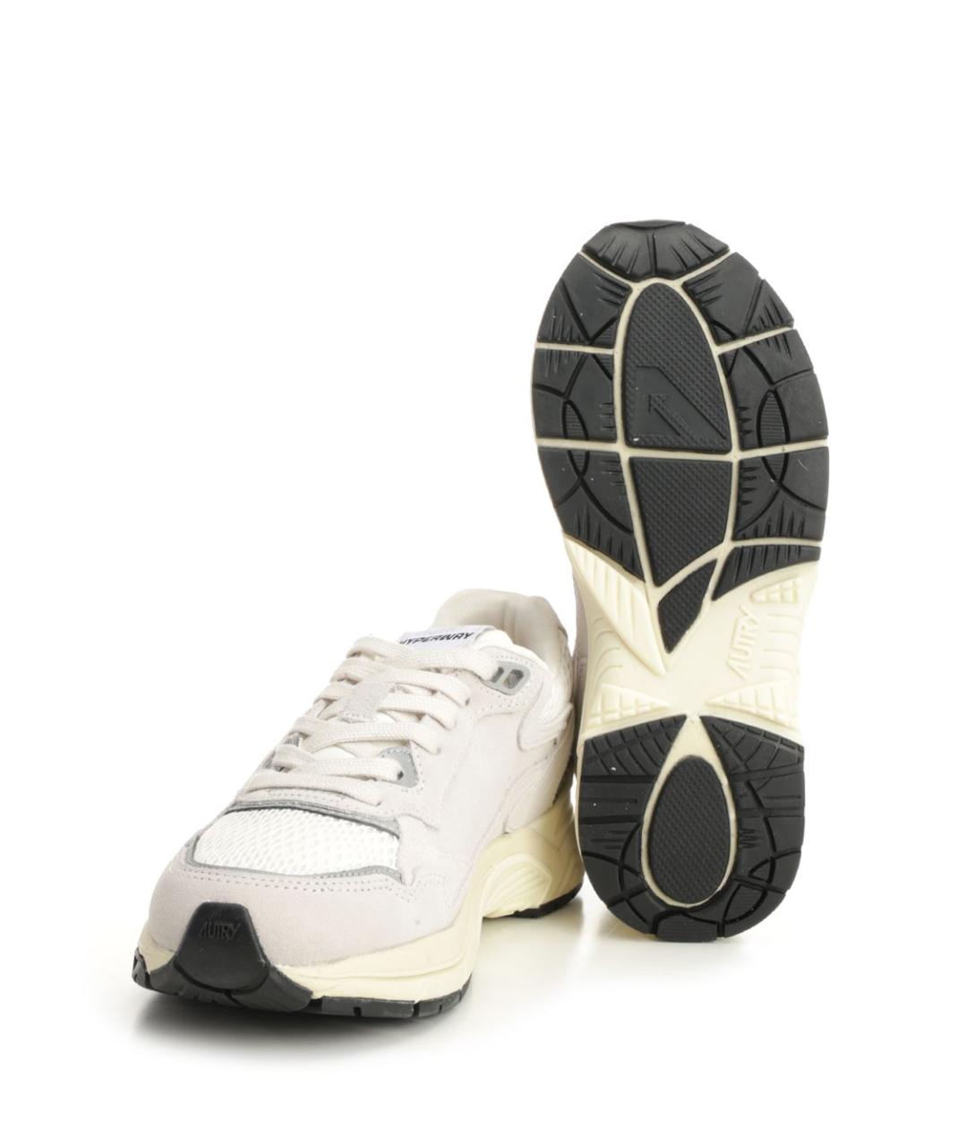 AUTRY Бежевые замшевые кроссовки, фото 5