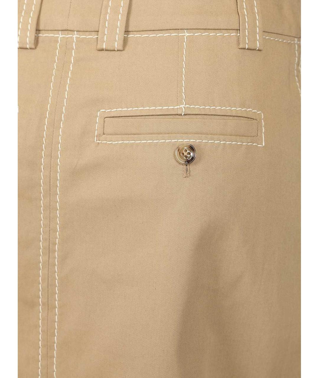 Ami Paris Бежевая юбка миди, фото 5