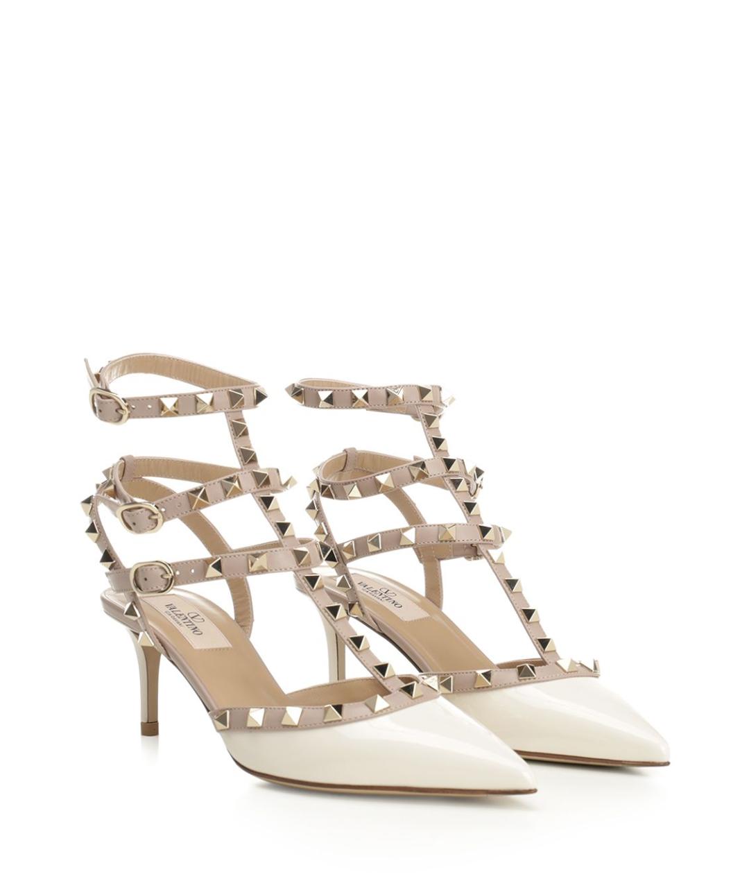 VALENTINO Белые туфли из лакированной кожи, фото 2