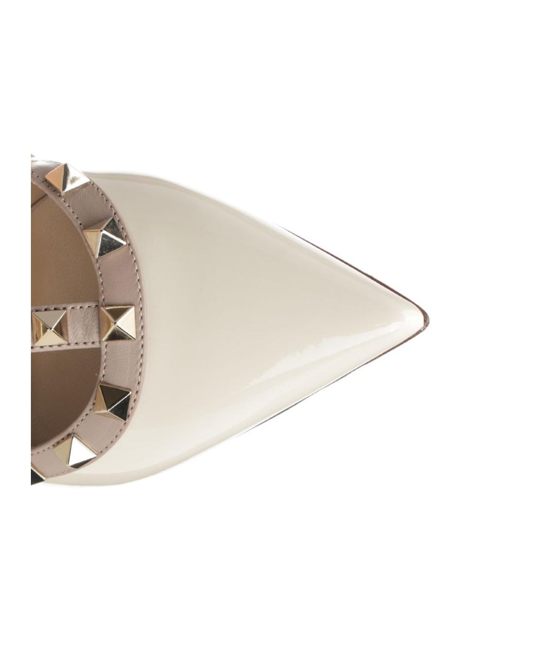 VALENTINO Белые туфли из лакированной кожи, фото 4